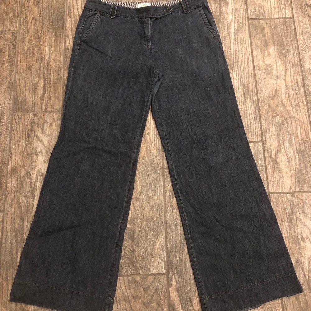 LOFT Marisa Fit Denim Trouser Size 8